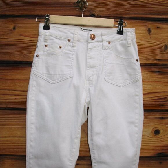 ONE TEASPOON High Waist Freebird II White Skinny Jeans - Picture 4 of 10